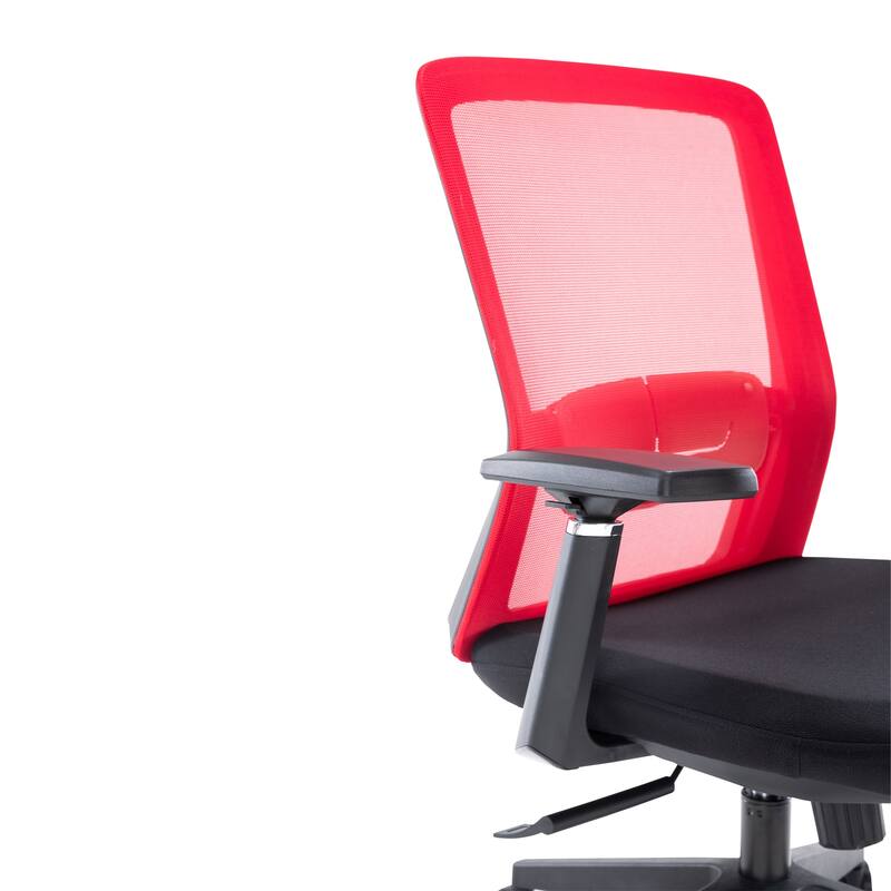 Modern Office Task Chair - Adjustable Armrests, Ergonomic Design, Swivel Chair