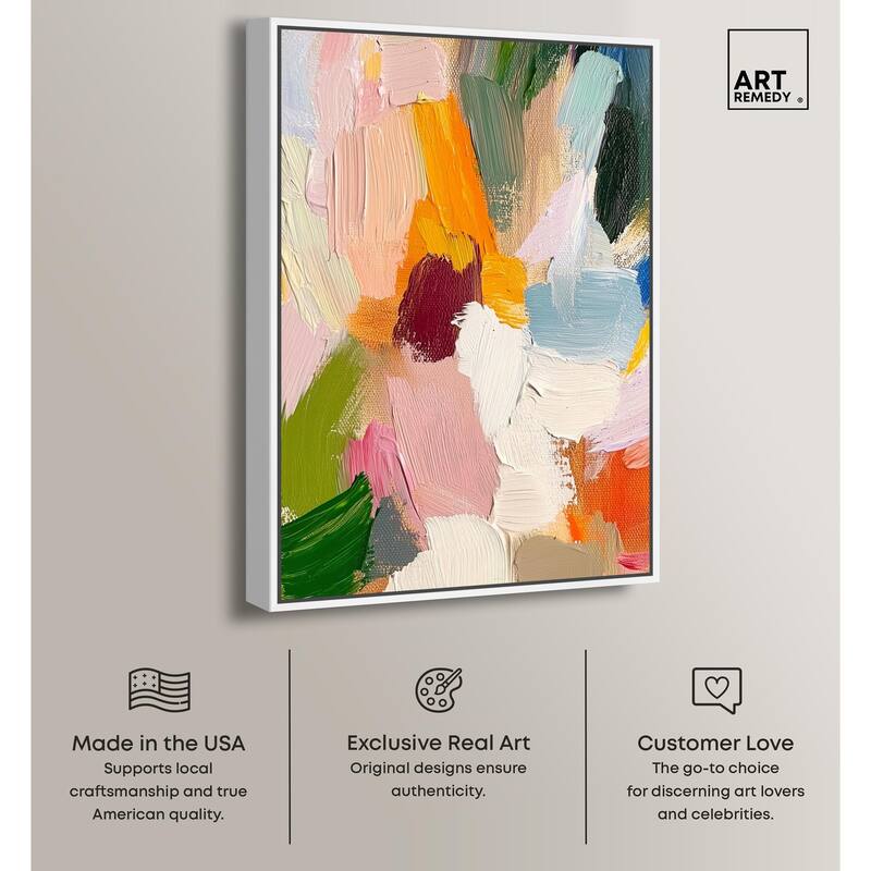 Chromatic Surge IV Canvas by Art Remedy