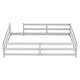 preview thumbnail 8 of 10, Grey Floor Bed with Fence,Wood Kids Bed,Full Size