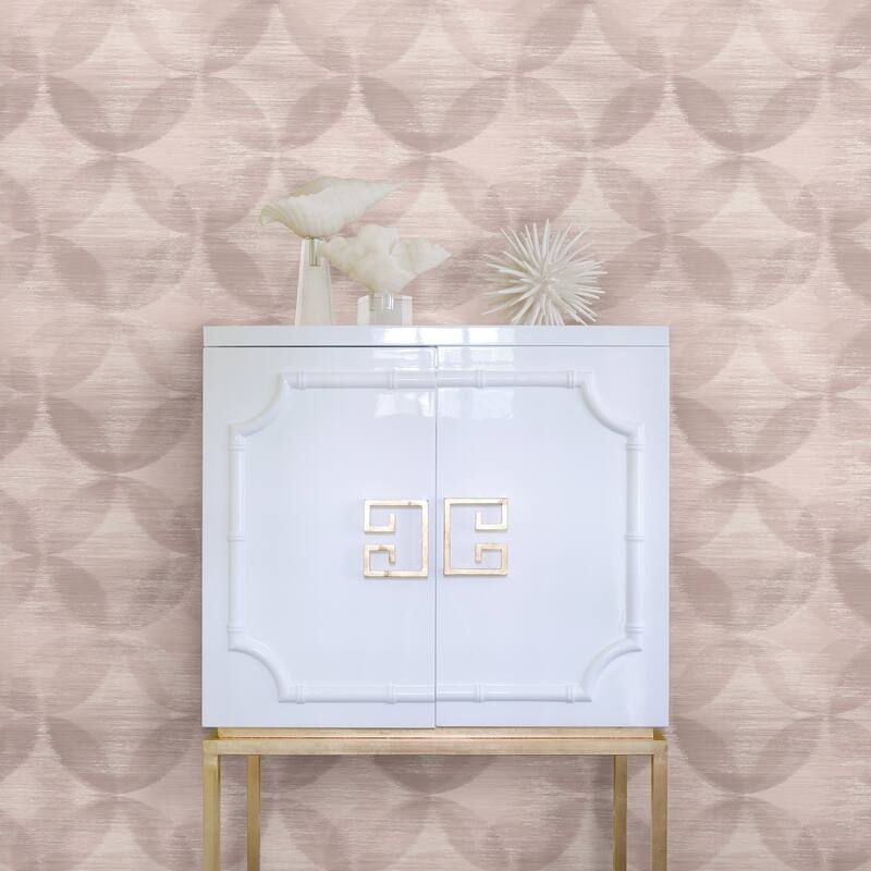 A-Street Prints Alchemy Blush Geometric Wallpaper