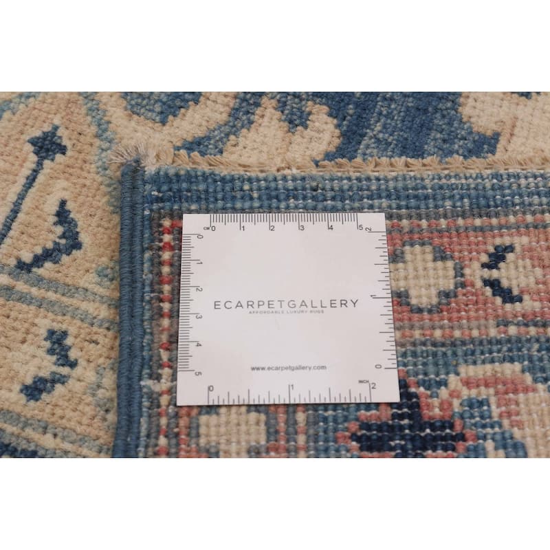 ECARPETGALLERY Hand-knotted Finest Ghazni Blue Wool Rug - 8'0 x 9'8