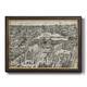 Bird's Eye View of London - Ely Place Premium Framed Canvas- Ready to ...