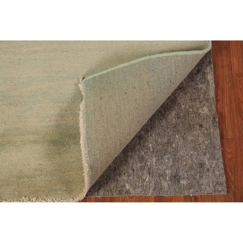 Gabbeh Oriental Runner Rug Hand-Knotted Multi-Color Wool Carpet - 2'10" x 6'7"