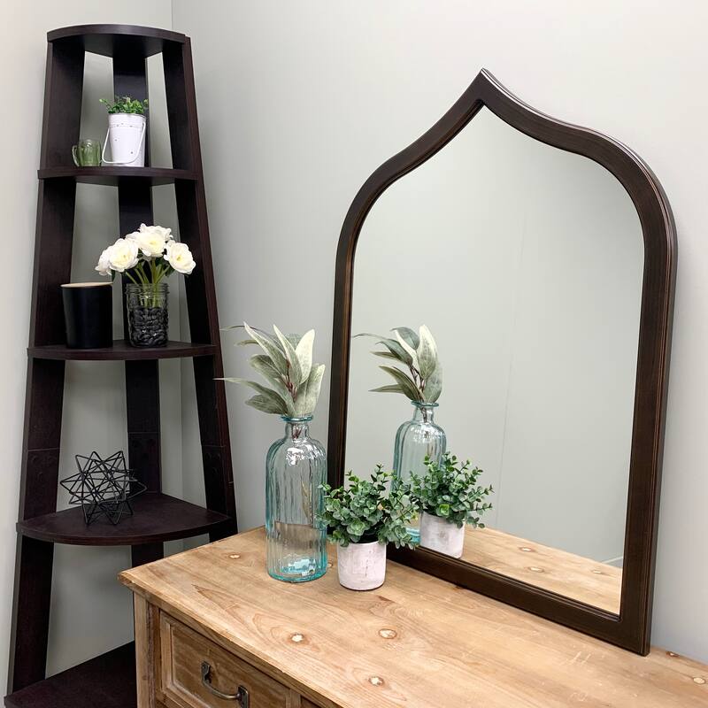 Mifflin Framed Vanity Mirror - Teardrop Cathedral - 24.4x32.4
