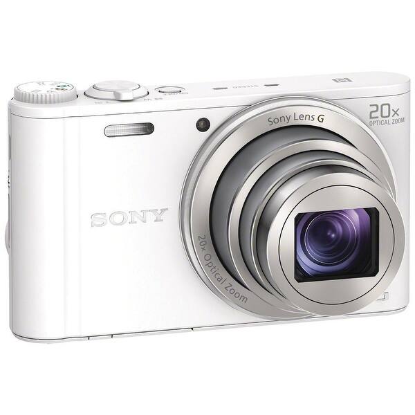 Shop Sony Cyber Shot Dsc Wx350 Digital Camera White Overstock 18005923