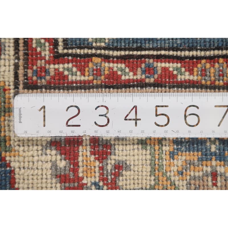 Kazak Runner Rug Handmade Oriental Floral Wool Carpet - 2'0" x 5'7"
