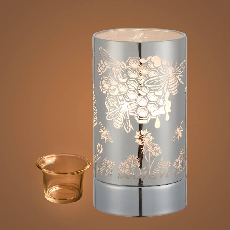 7" Touch lamp/Oil burner/Wax warmer - Honeybee - 3.75*3.75*7 - 3.75*3.75*7