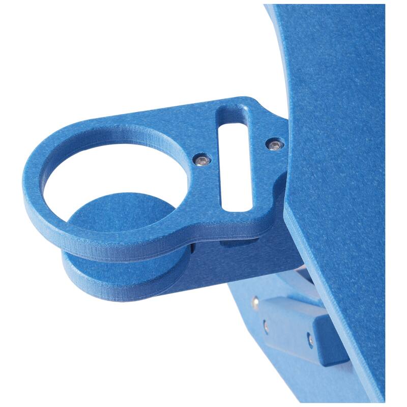 Laguna Outdoor 3-Piece Folding Adjustable Adirondack Chair with Hideaway Ottoman & Round Side Table