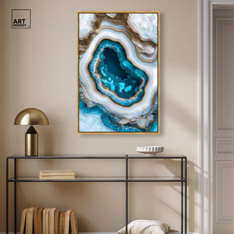 Gilded Geode Eye III Canvas by Art Remedy
