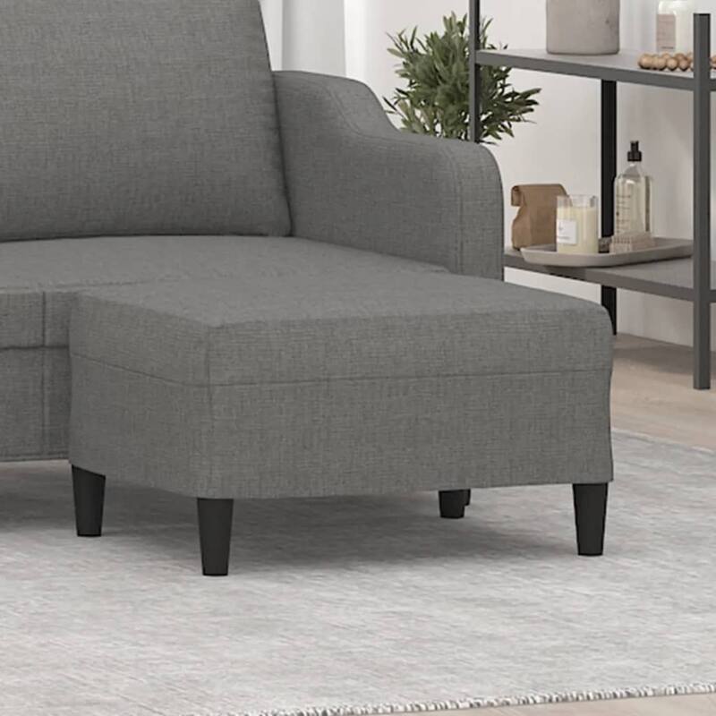 vidaXL Footstool Modern Footstool Ottoman Footrest for Living Room Fabric