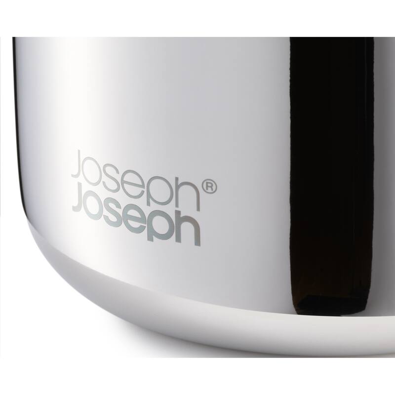 Joseph Joseph EasyStore Luxe Steel Toothbrush Holder - Stainless-steel
