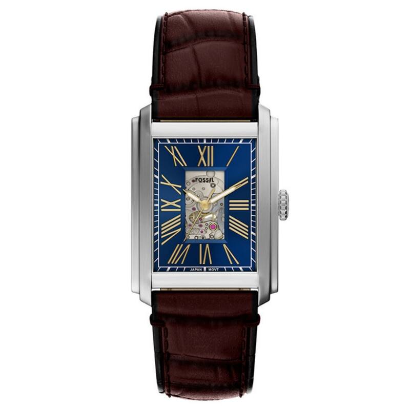 Fossil Men's Carraway Blue Dial Watch - ME3273 - One Size