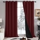 preview thumbnail 70 of 91, Deconovo 100 Percent Blackout with Liner Grommet Curtain (2 Panel)