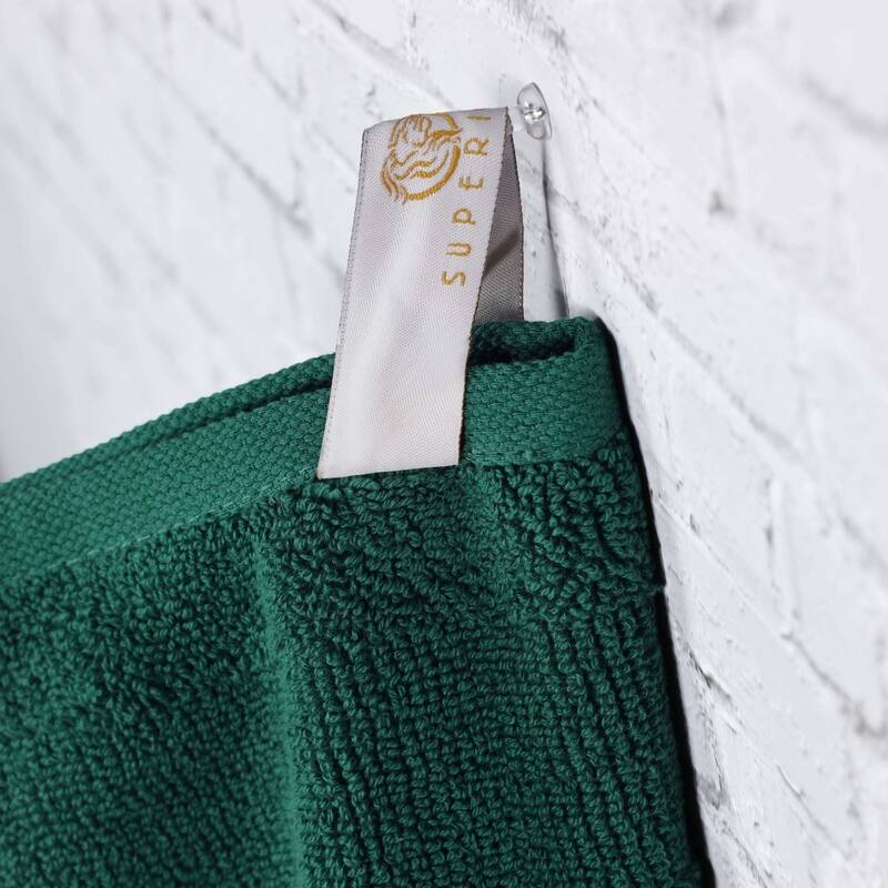 Superior Roma Cotton Ribbed Soft Highly Absorbent Hand Towel Set of 6