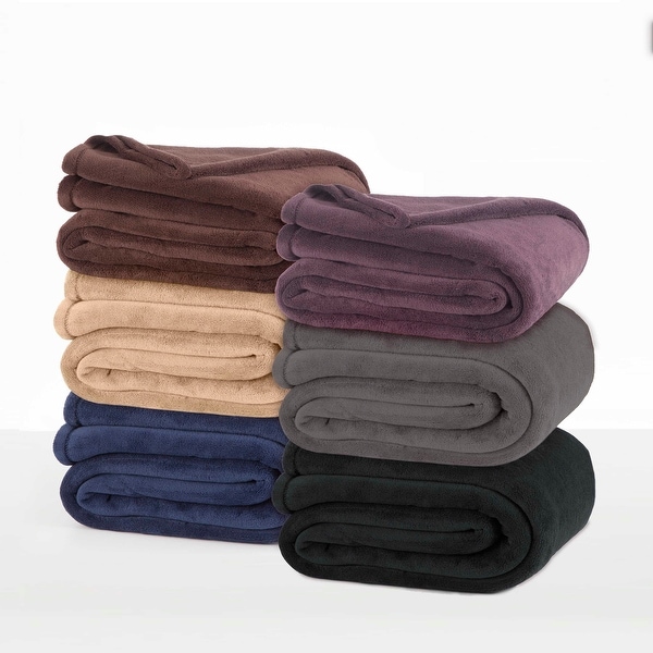 Bed bath and best sale beyond plush blanket