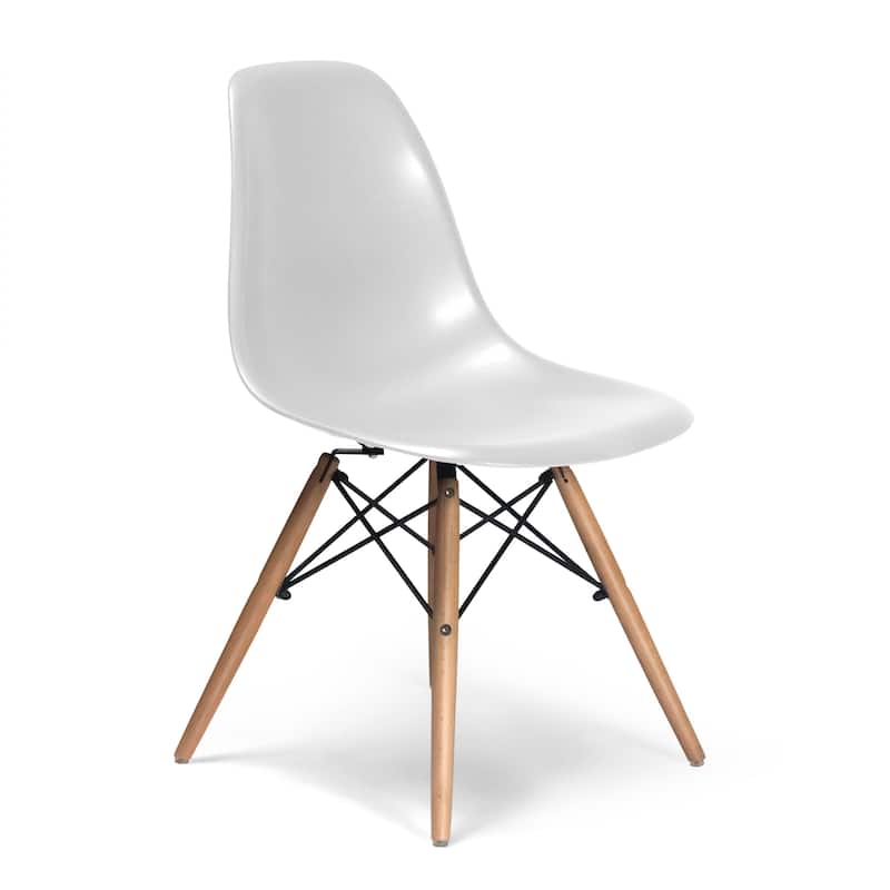 Paris-2 Side Chairs with Natural Legs (Set of 2)