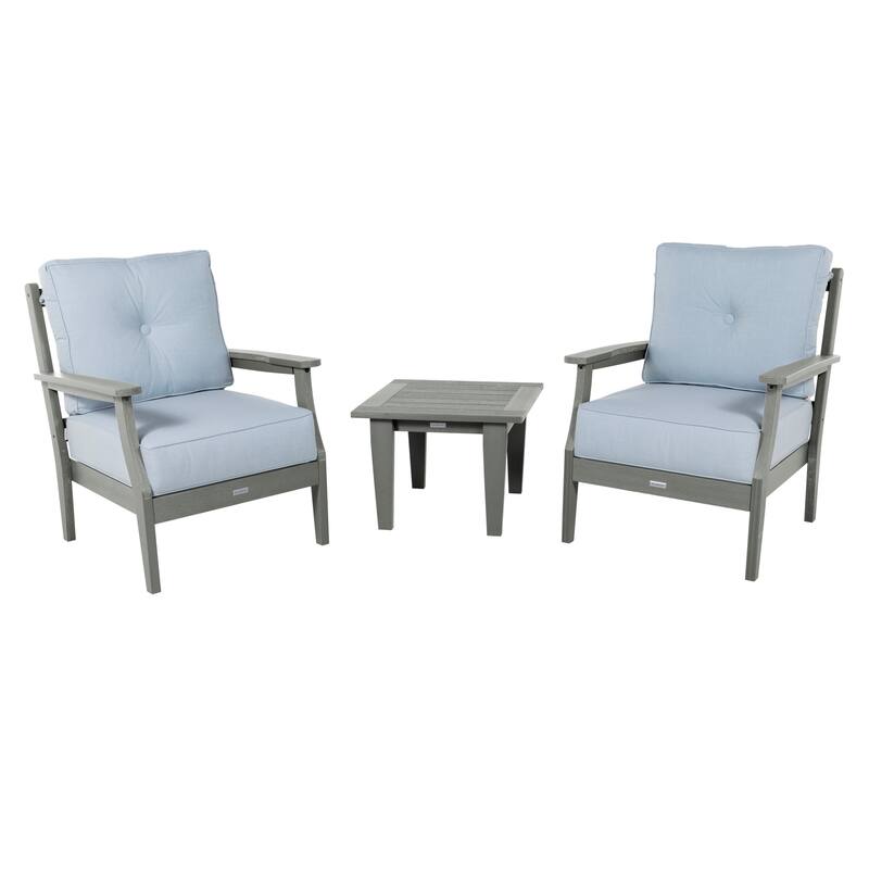 HIGHWOOD Lehigh 3-Piece Deep Seating Chair Set - Bliss Dew