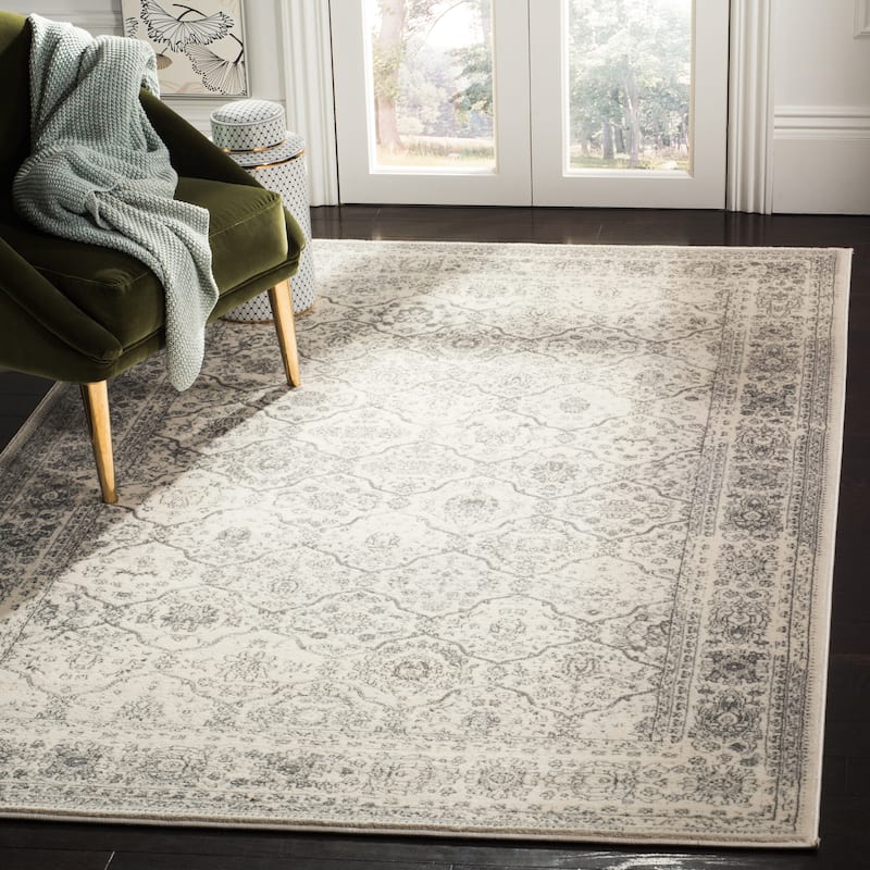 SAFAVIEH Carnegie Allean Modern Oprisa Oriental Rug - 4' x 6' - Cream/Dark Grey