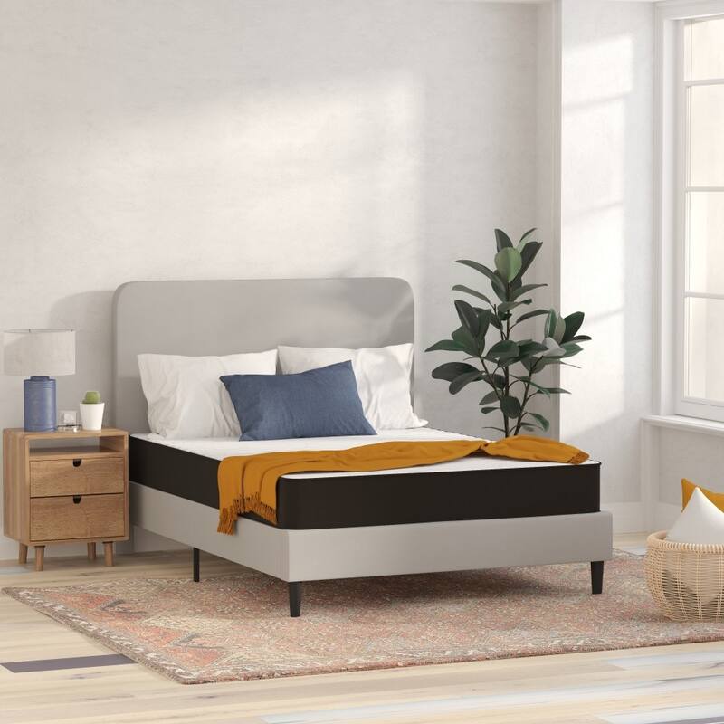 Medium Tight Top Innerspring Hybrid Mattress - Gray - Full