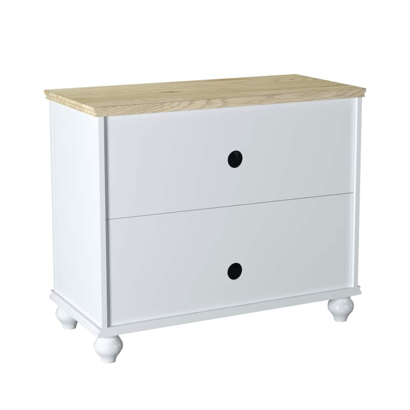 38" Vintage Style Kitchen Accent Buffet Sideboard Cabinet