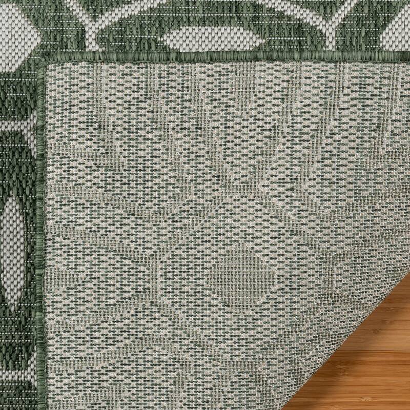 Gertmenian Savara Global Geometric Polypropylene Indoor Outdoor Performance Flatweave Area Rug Collection