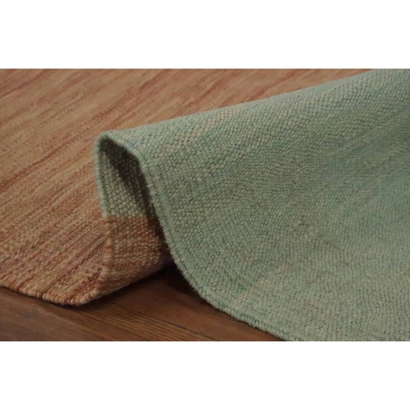 Hand Woven Oriental 100% Wool Carpet Southwestern Modern Multi-Colored Kilim Area Rug - 12' 0'' X 9' 0''
