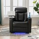 preview thumbnail 13 of 46, Power Motion Recliner with USB Charging Port Black