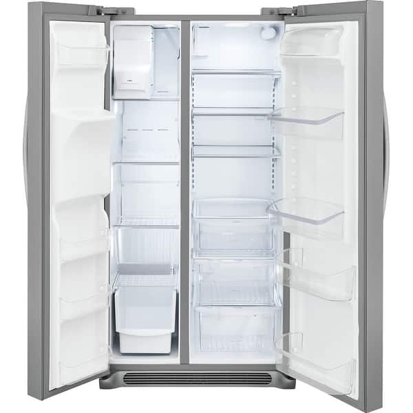 Frigidaire FRSS2623AD 25.5 Cu. Ft. SidebySide Refrigerator Black