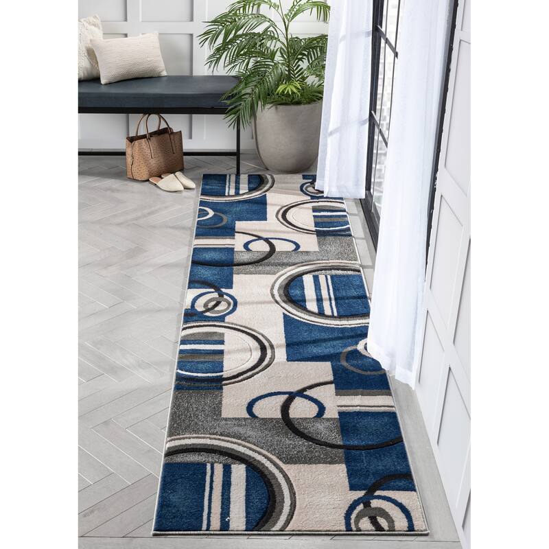 Well Woven Good Vibes Belle Abstract Mid Century Modern Area Rug