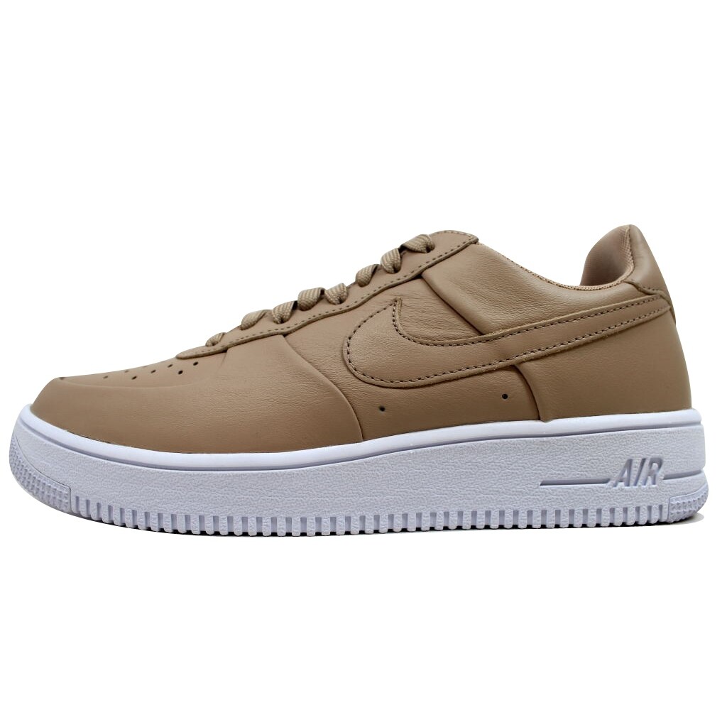 Shop Nike Men's Air Force 1 Ultraforce Leather LinenLinen Nike Air Force 1 Ultraforce Leather LinenLinen White