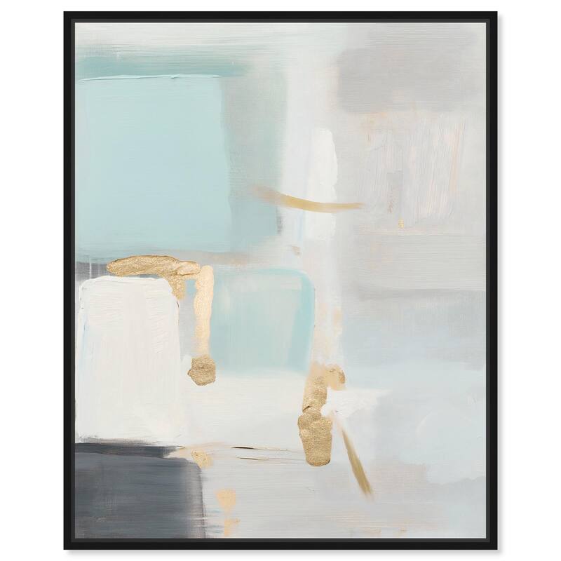 Pale Radiance I Canvas by Art Remedy - 20" x 24" - Black