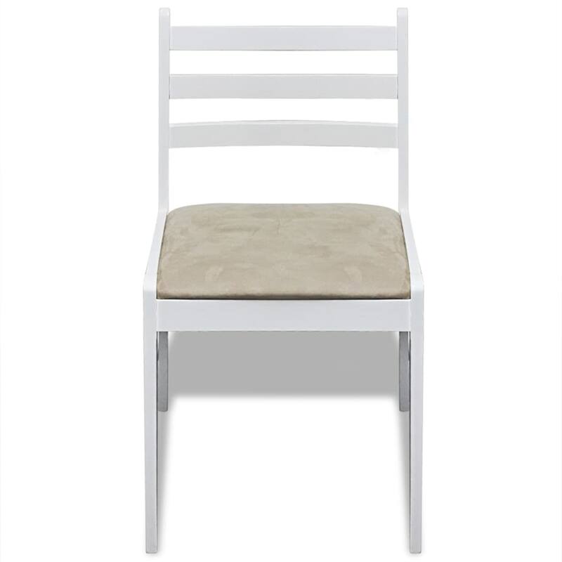 2/4/6 pcs Wooden Dining Chairs Square 2 Colours Selectable - 17.3" x 17.7" x 31.9"