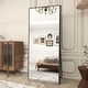 preview thumbnail 46 of 75, Modern Full Length Floor Mirror Freestanding Mirror 71x24 - Black