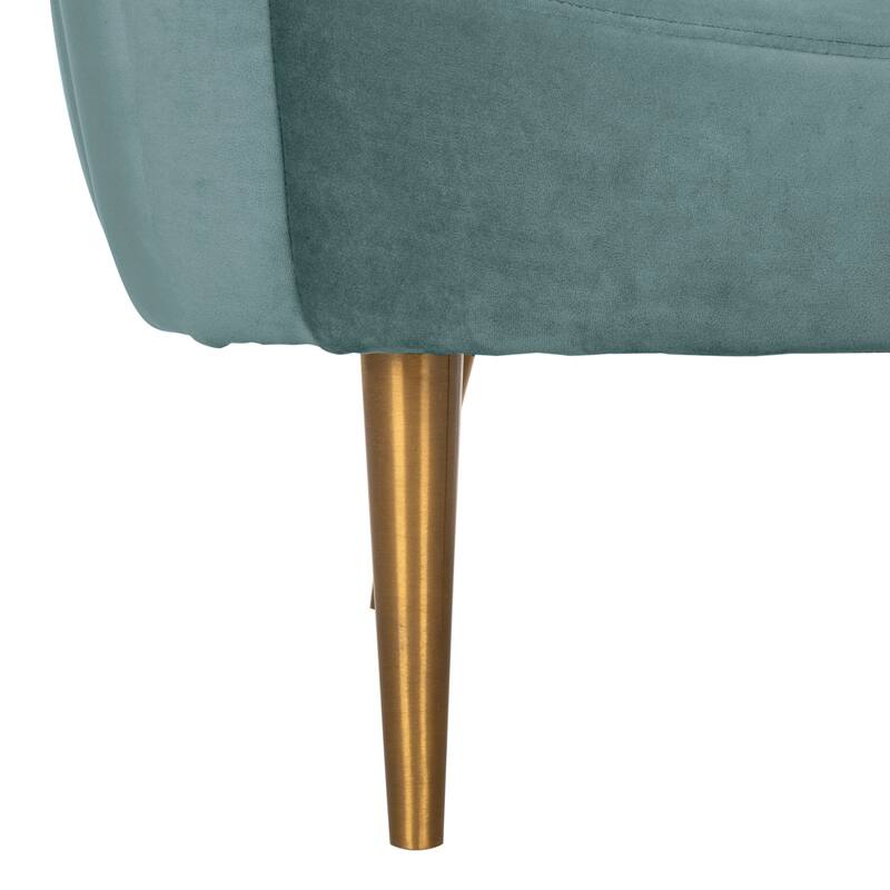 SAFAVIEH Couture Mariegret Channel Tufted Tub Chair - 32Wx30Dx32H