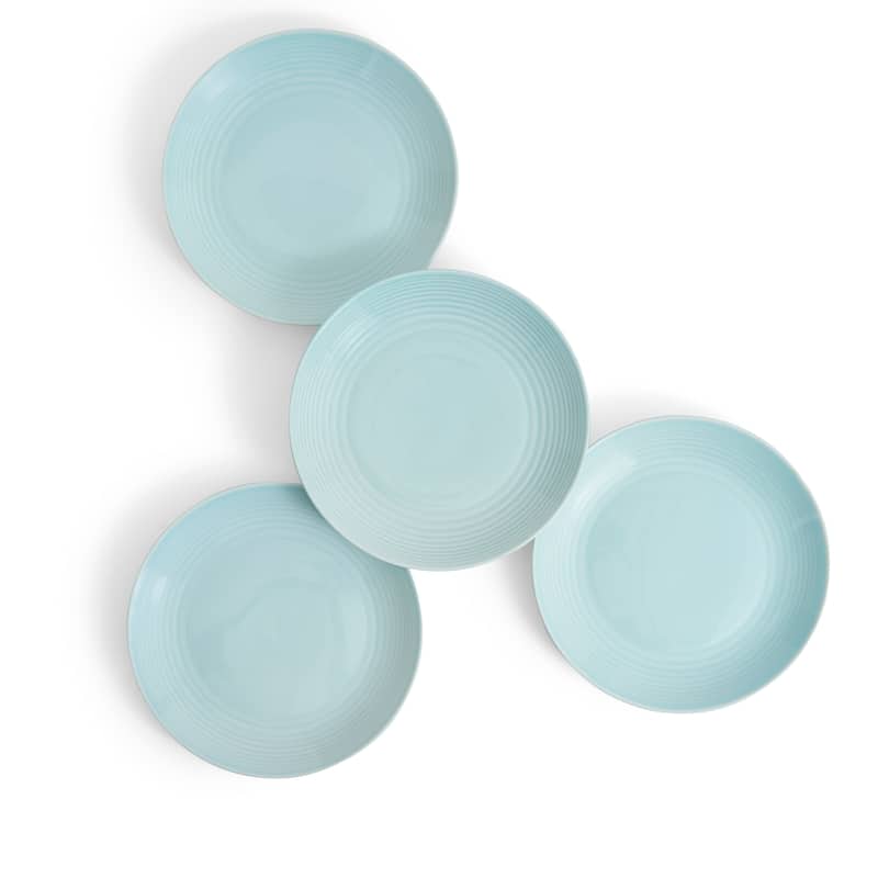Royal Doulton Exclusively for Gordon Ramsay Maze Plate 11in White, Set of 4 - Blue