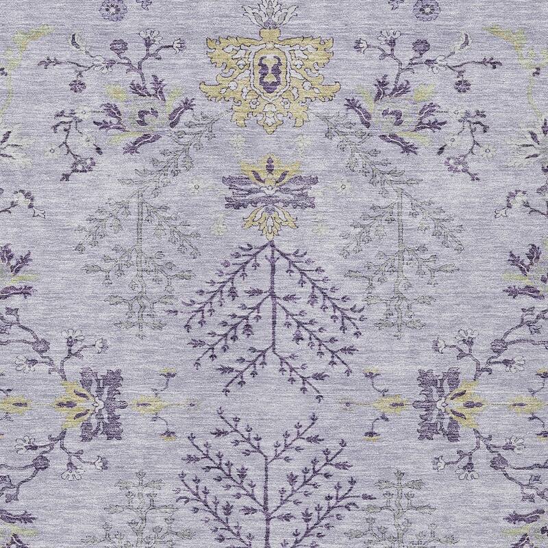 HomeRoots Floral Transitional Rectangle Outdoor Rug