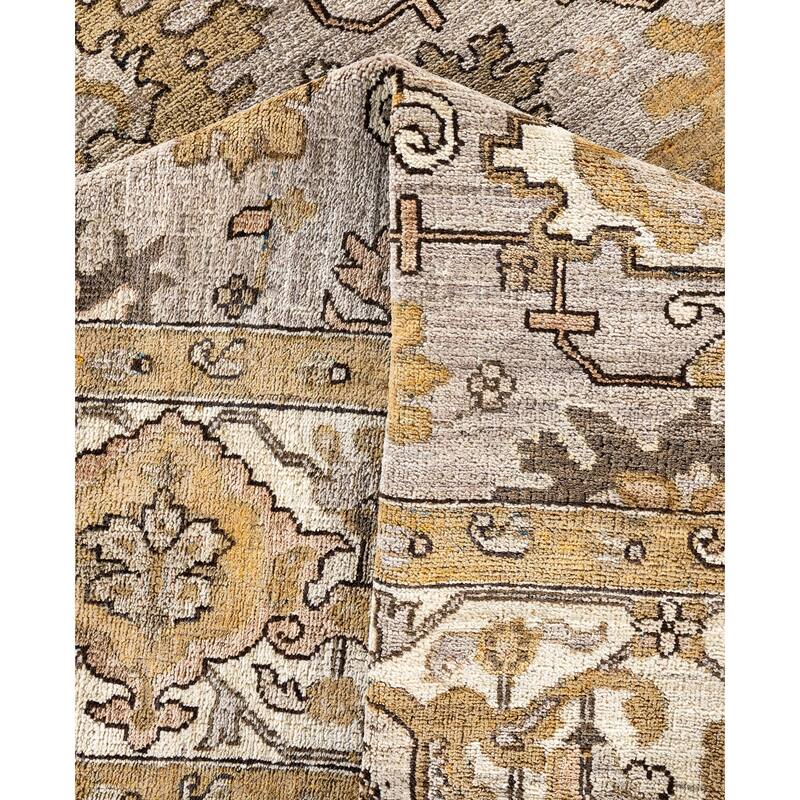 Serapi One-of-a-Kind Hand-Knotted Area Rug - Gray - 7' 10" x 9' 9"