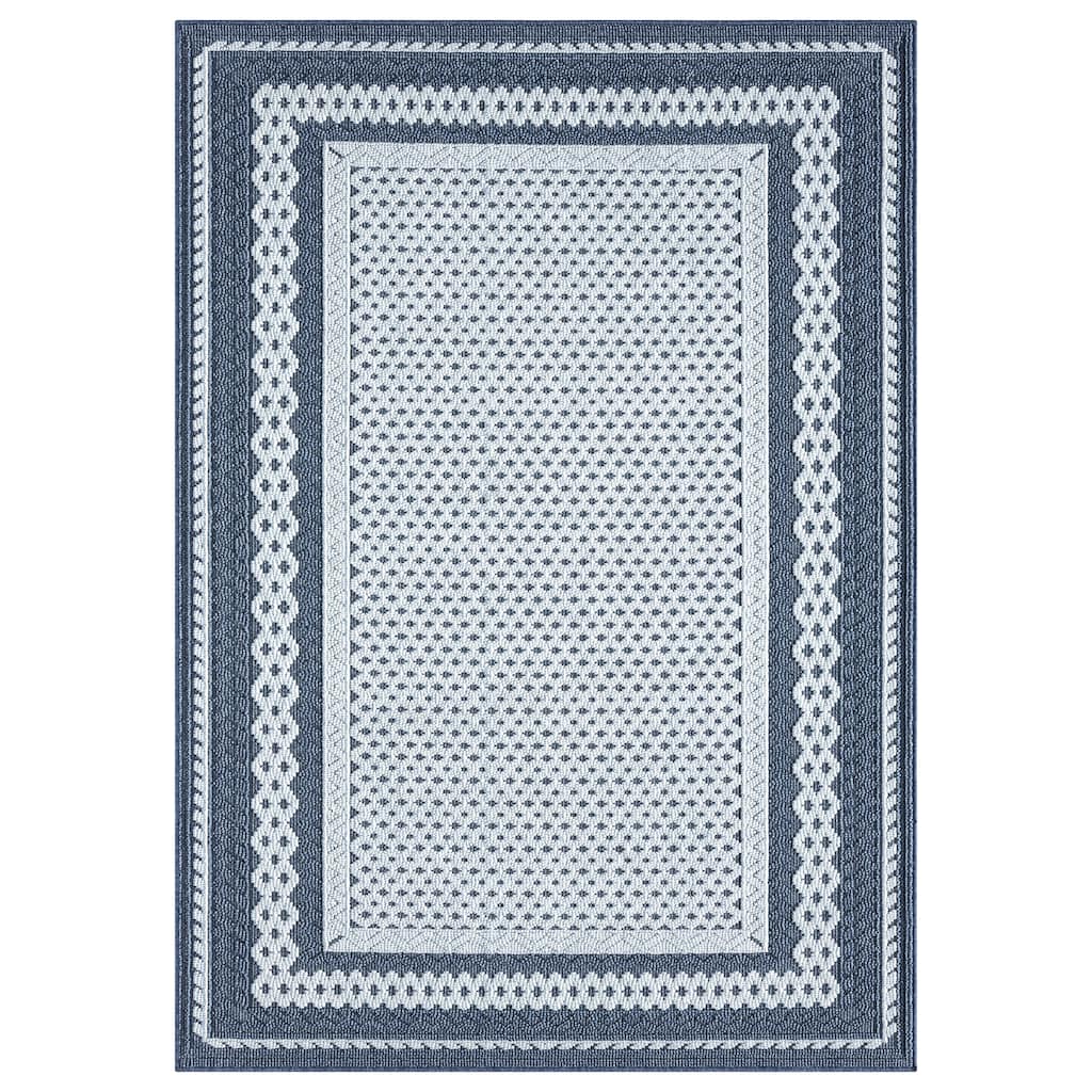 Terra by Obeetee Nimes Textured Border Rug