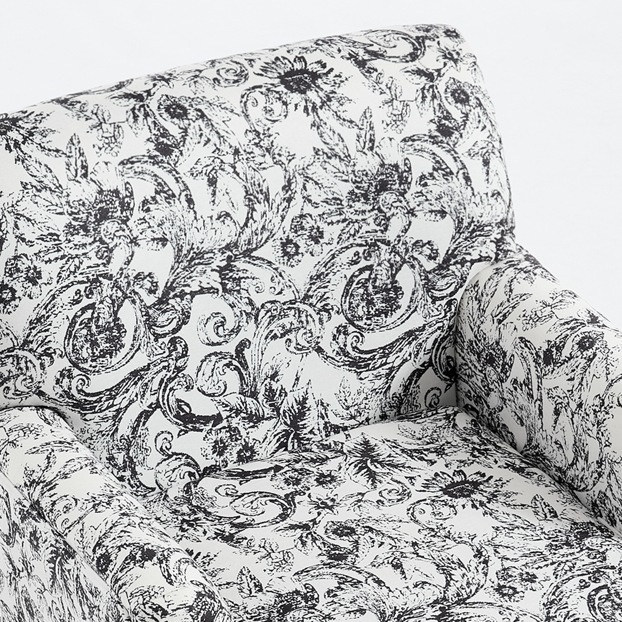 2 Set Upholstered Accent Chairs Nailhead Trim Armchairs