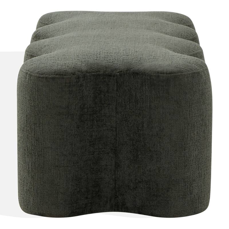 SAFAVIEH Couture Jacqualessa Chenille Bench - 48"W x 21"D x 18"H