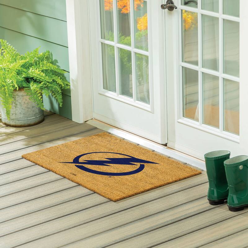 Tampa Bay Lightning Full Color Indoor/Outdoor Coir Mat - 36" x 24"