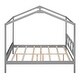 preview thumbnail 38 of 36, Full Size Wood House Bed with Storage Space and Roof