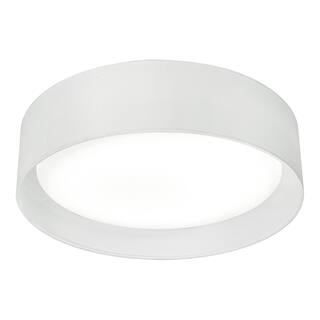 Ally 16'' LED Flush Mount Light - White - 4.1"Ext x 16"Dia x 4.1"H