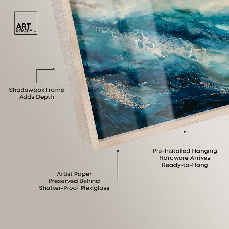 Jeweled Waters Shadowbox by Art Remedy