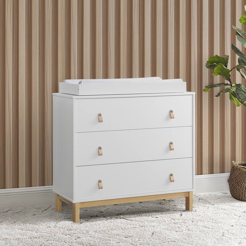 Legacy 3 Drawer Dresser with Leather Pulls