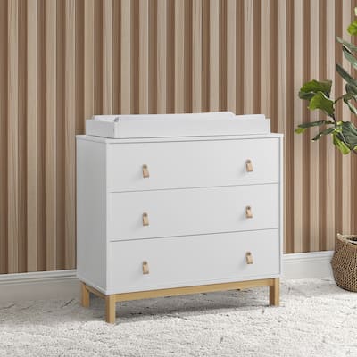 Legacy 3 Drawer Dresser with Leather Pulls