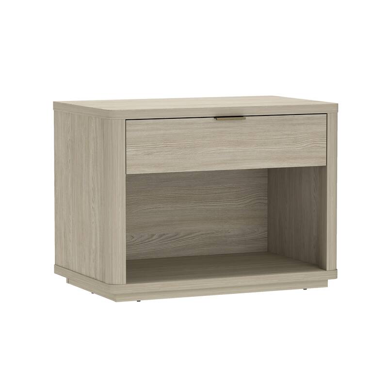 Manhattan Comfort Evelyn 32 Nightstand 2.0 with 2 Full Extension Drawers Set of 2