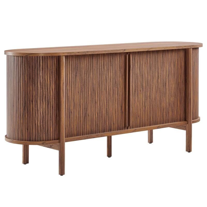 Cadence 63" Curved Sideboard - Walnut