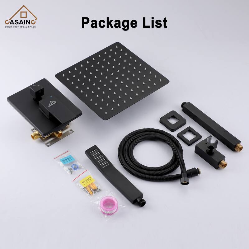 2-Function 10-In Wall Mounted Shower System