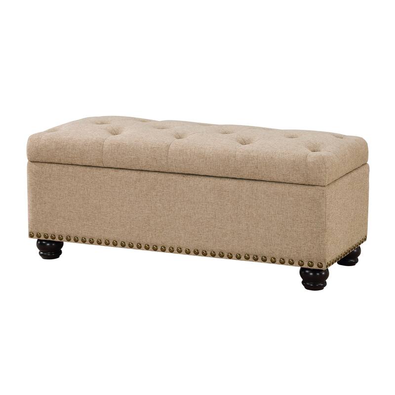 Convenience Concepts Designs4Comfort 9th Avenue Storage Ottoman Bench